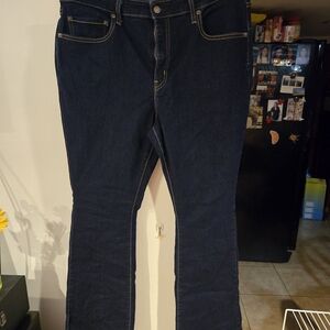 Levis Women's Boot Cut Jeans - Dark Blue